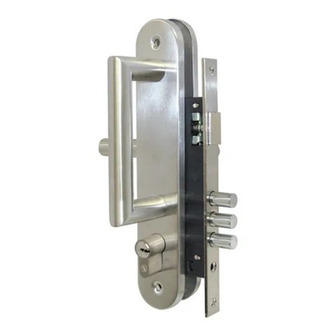 CERRADURA SOPRANO JM TROMS ACERO INOX 3 BULONES