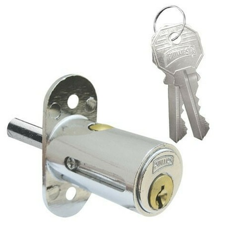 Cerradura Vitrina Closet Cajon Phillips 200