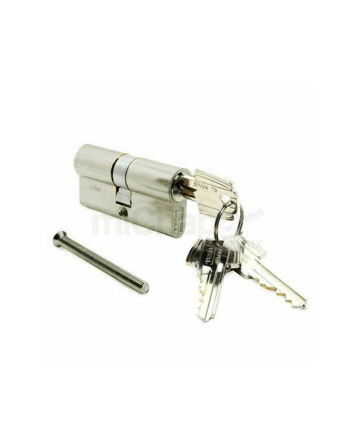 Cilindro Tesa T5 Llave Mariposa 60Mm Niquel Mx86504