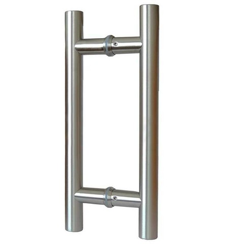 Jaladera Tipo H 30 Cm Largo total 20cm Centro a Centro Cromo Brillante