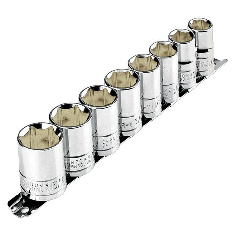 JUEGO 8 DADOS 1/2" STANDAR PRETUL JD-1 21170