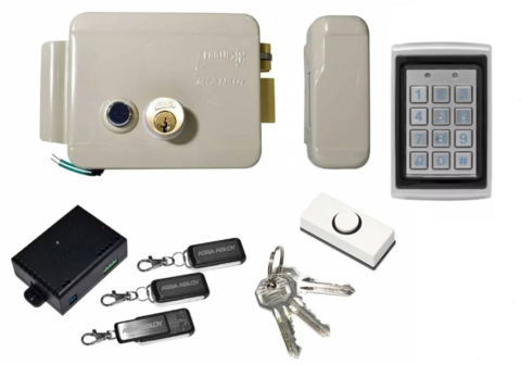 KIT CERRADURA ELECTRICA PHILLIPS 321 DERECHA C/ 3 CONTROLES