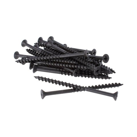 100 Tornillo Pija negra 10 x 2 1/2" FIERO 44351 Multiusos