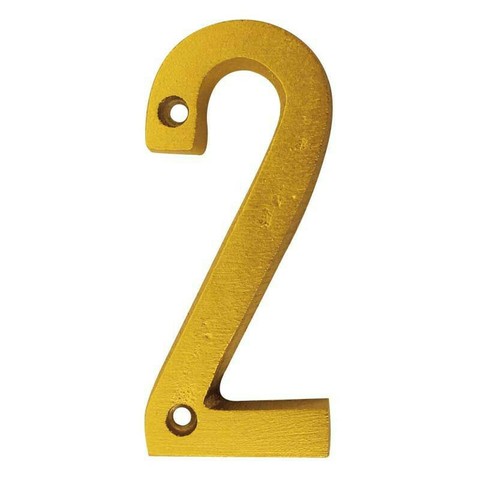 NUMERO "2" DECORATIVO 8CM PUERTA PARED