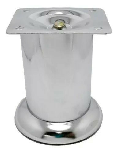 PATA MUEBLE 8CM ACERO 8008