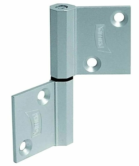 BISAGRA ALUMINIO 3327 GRIS MX2112