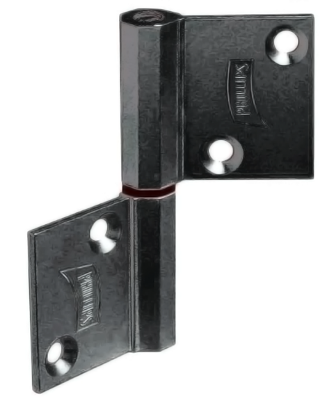 BISAGRA ALUMINIO 3327 NEGRA MX2115