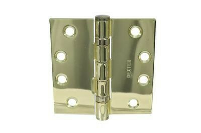 BISAGRA ARQUITECTONICA 4.5x4.5 3.3mm CON BALERO LATON PULIDO DEXTER