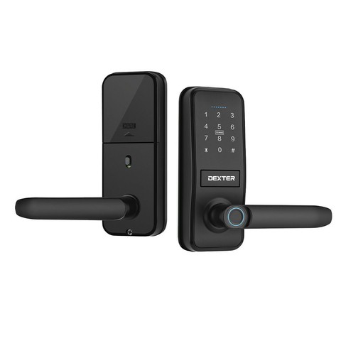 Cerradura Digital Dexter P130 Negra WIFI Huella App Codigo Tarjeta Llave 16207