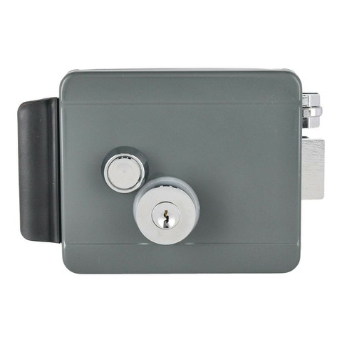 Cerradura Electrica Boton Soprano 12V Llave normal Gris 4054-0786-09