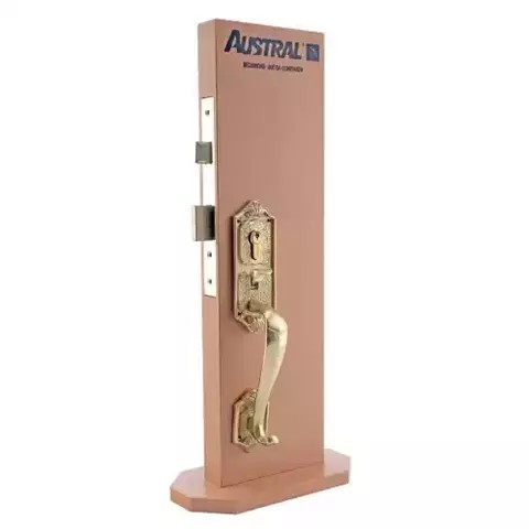 CERRADURA ENTRADA CEP518 LATON ANTIGUO TK