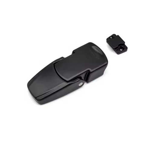 Cerradura Gabinete industrial hebilla oculta DK604 Negra. Apertura sin llave