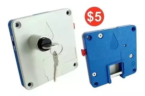 CERRADURA LOCKER MONEDA SOPRANO 6505-0097-99